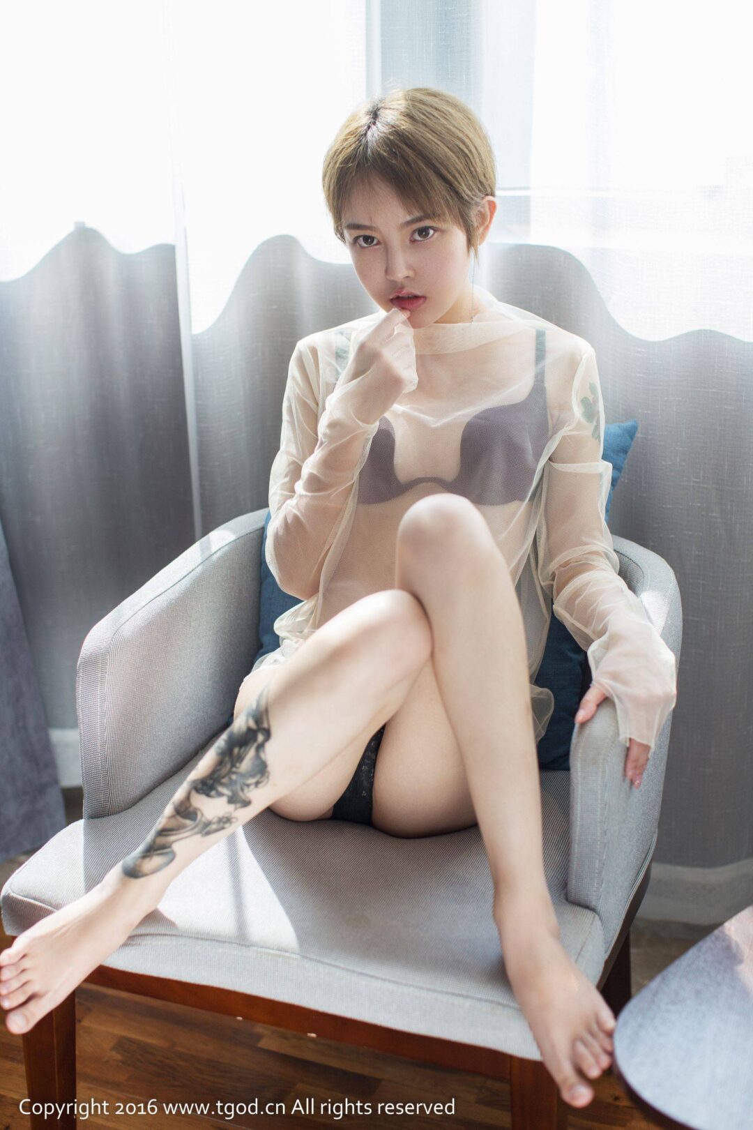 lynne黎茉《透视装短发妹子》 [推女神/尤蜜荟]-看套图