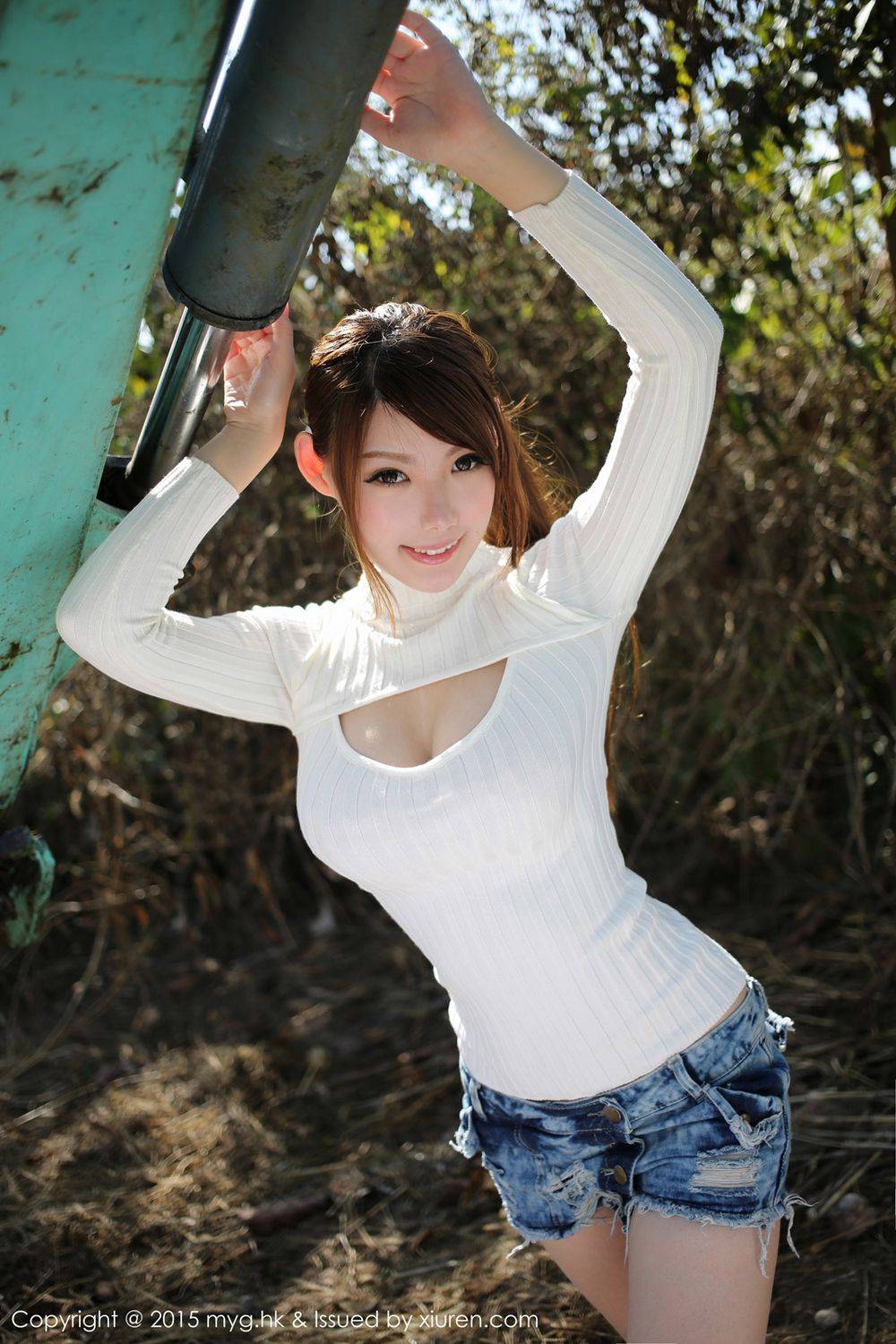 MARA醬《泰国旅拍Pai县》热裤妹子+蕾丝泳装 [美媛馆MyGirl] Vol.097Xiuren秀人写真高清美女套图写真下载-看套图看套图