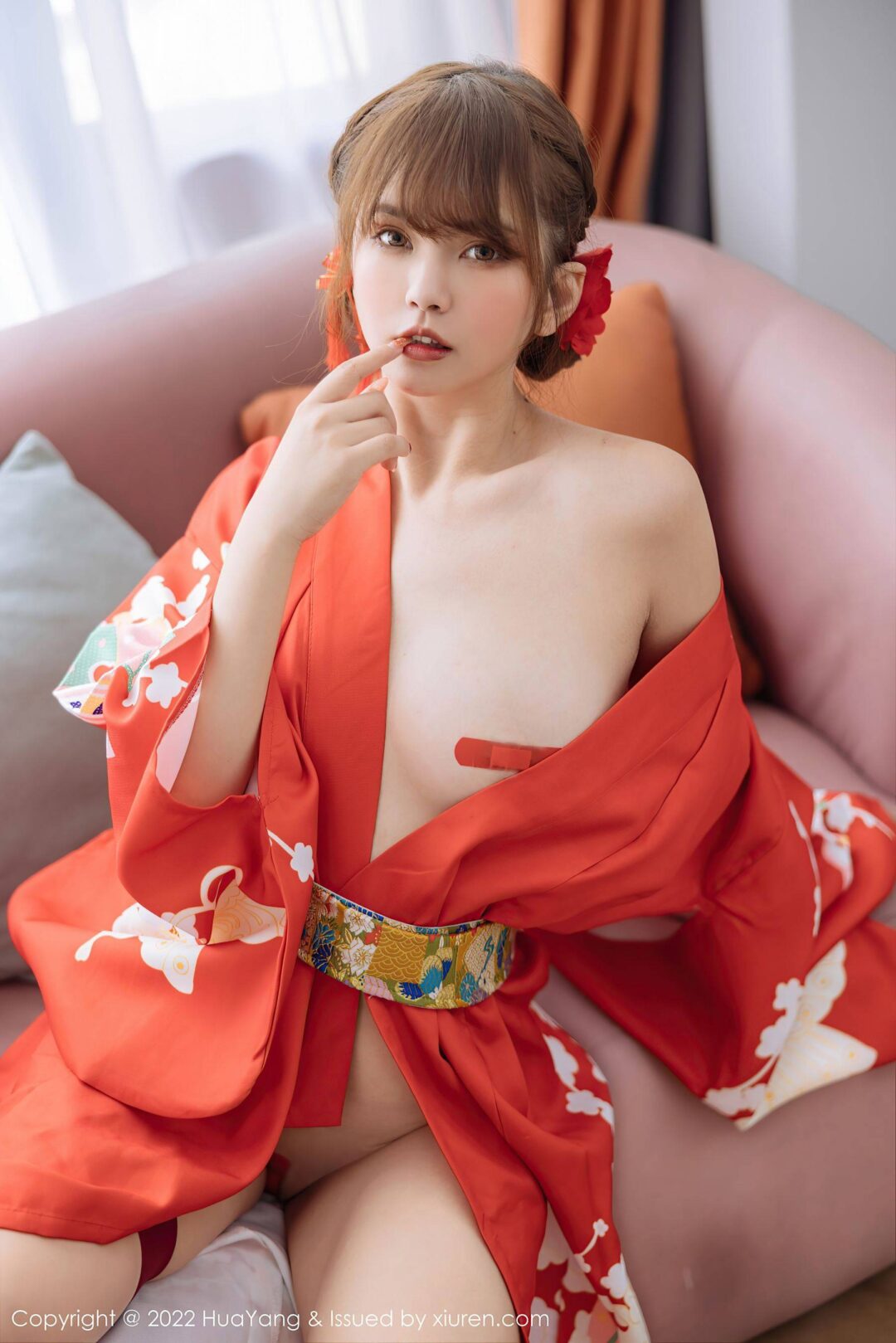 [HuaYang花漾] VOL.518 张思允Nice 和服美臀Xiuren秀人写真高清美女套图写真下载-看套图看套图