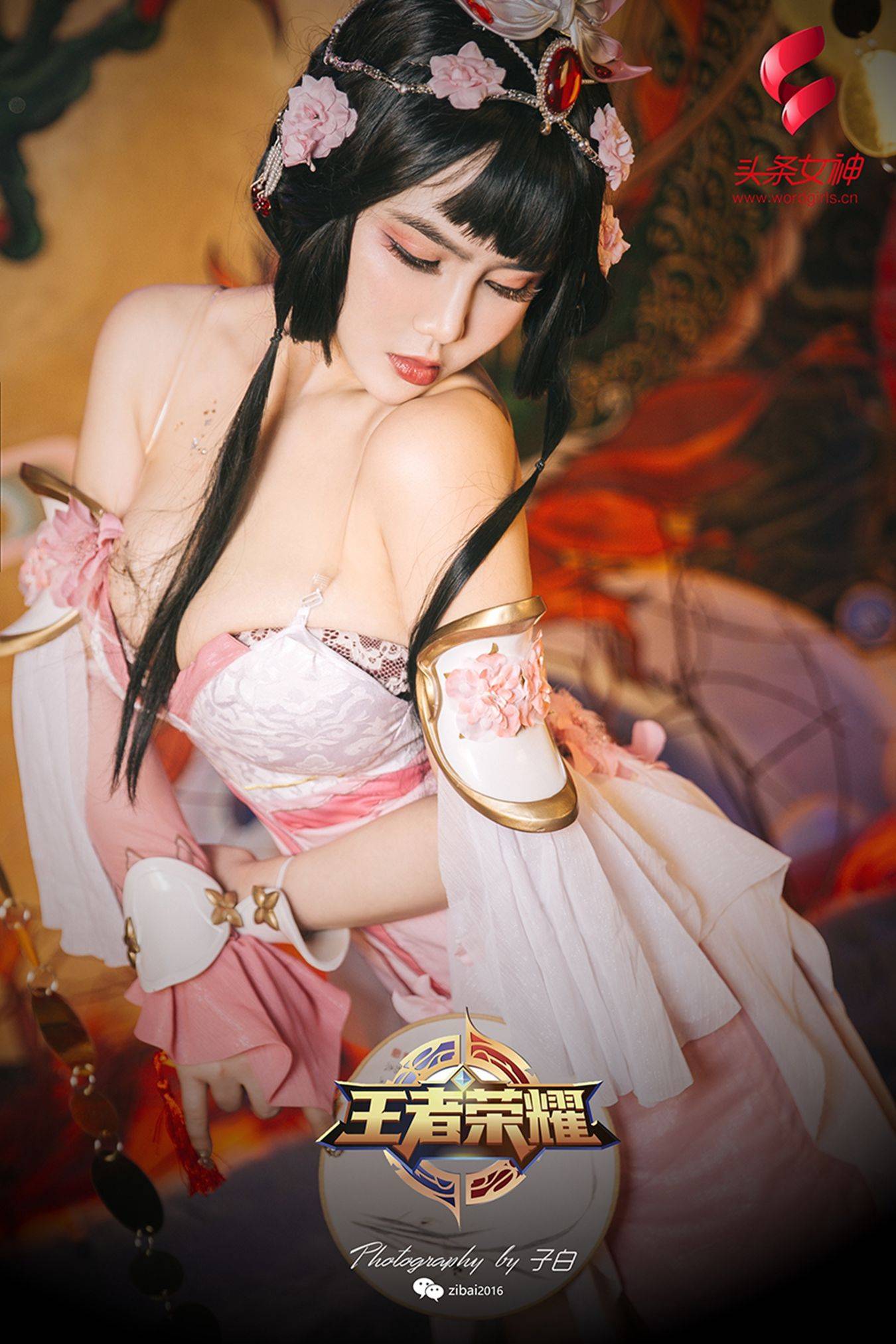 [头条女神TouTiao] 温心怡 三八女神节特刊-王者甄姬Xiuren秀人写真高清美女套图写真下载-看套图看套图