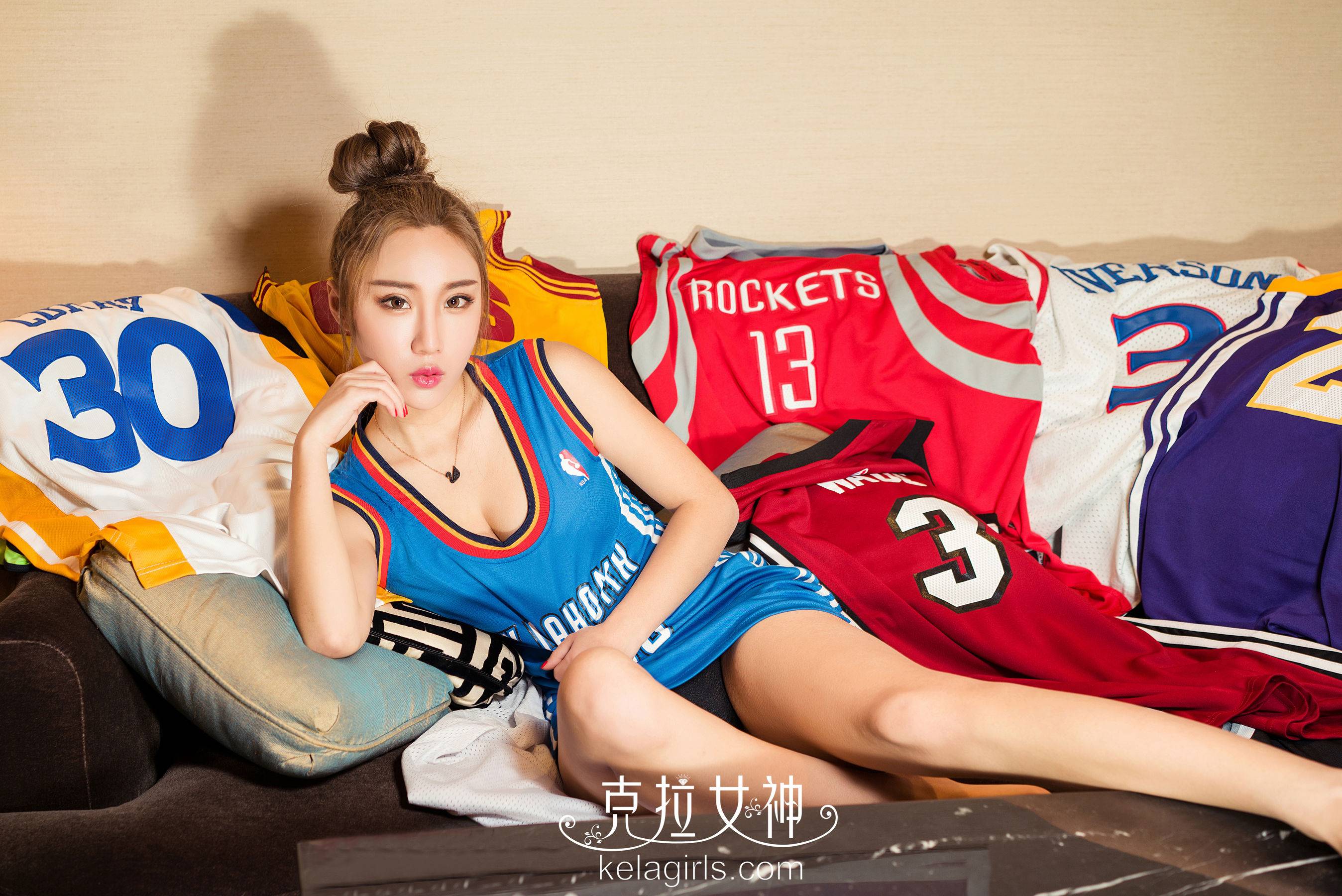 梓芯《甜心宝贝的篮球梦》 [克拉女神]Xiuren秀人写真高清美女套图写真下载-看套图看套图