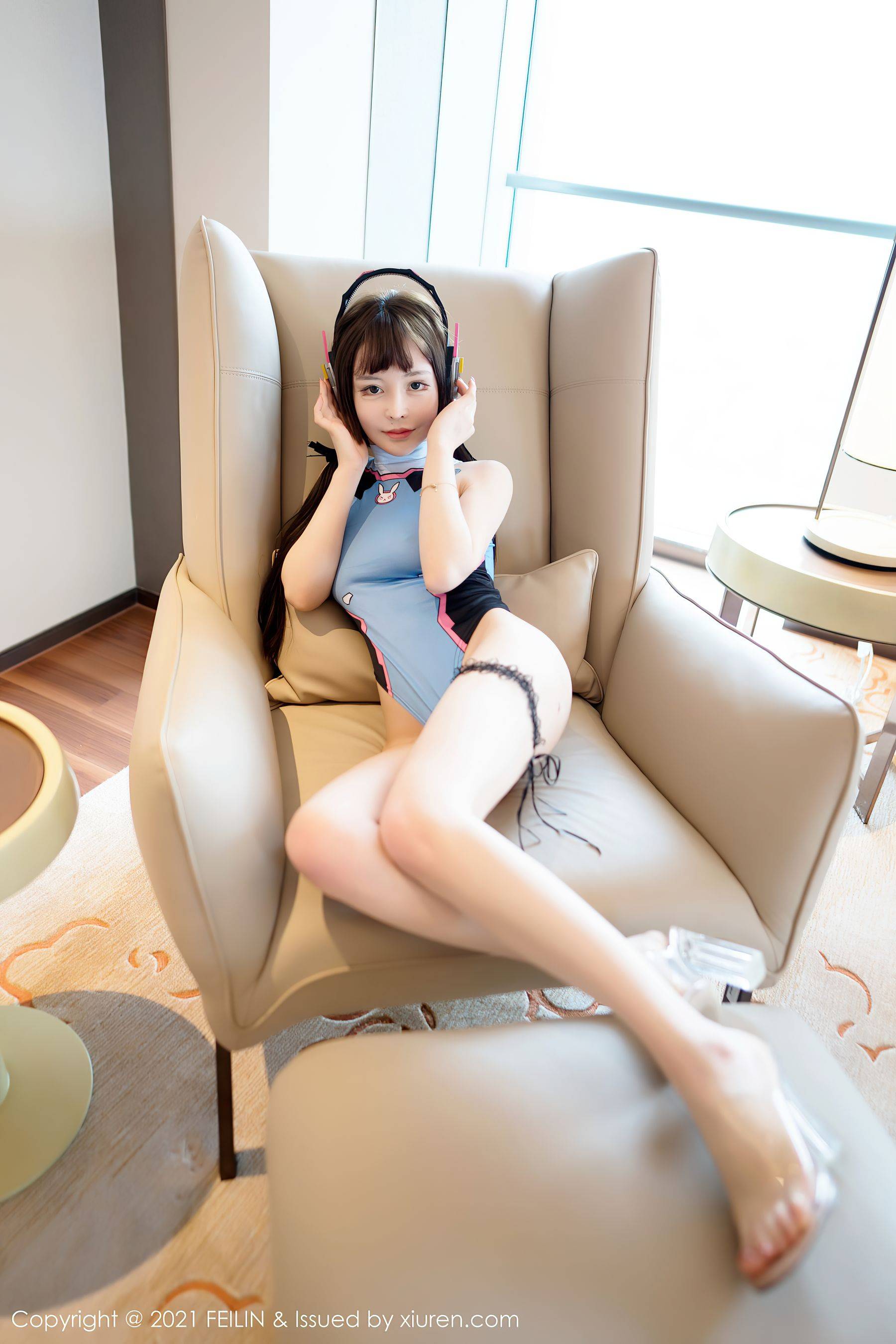 [嗲囡囡FEILIN] VOL.374 哩哩呀Xiuren秀人写真高清美女套图写真下载-看套图看套图