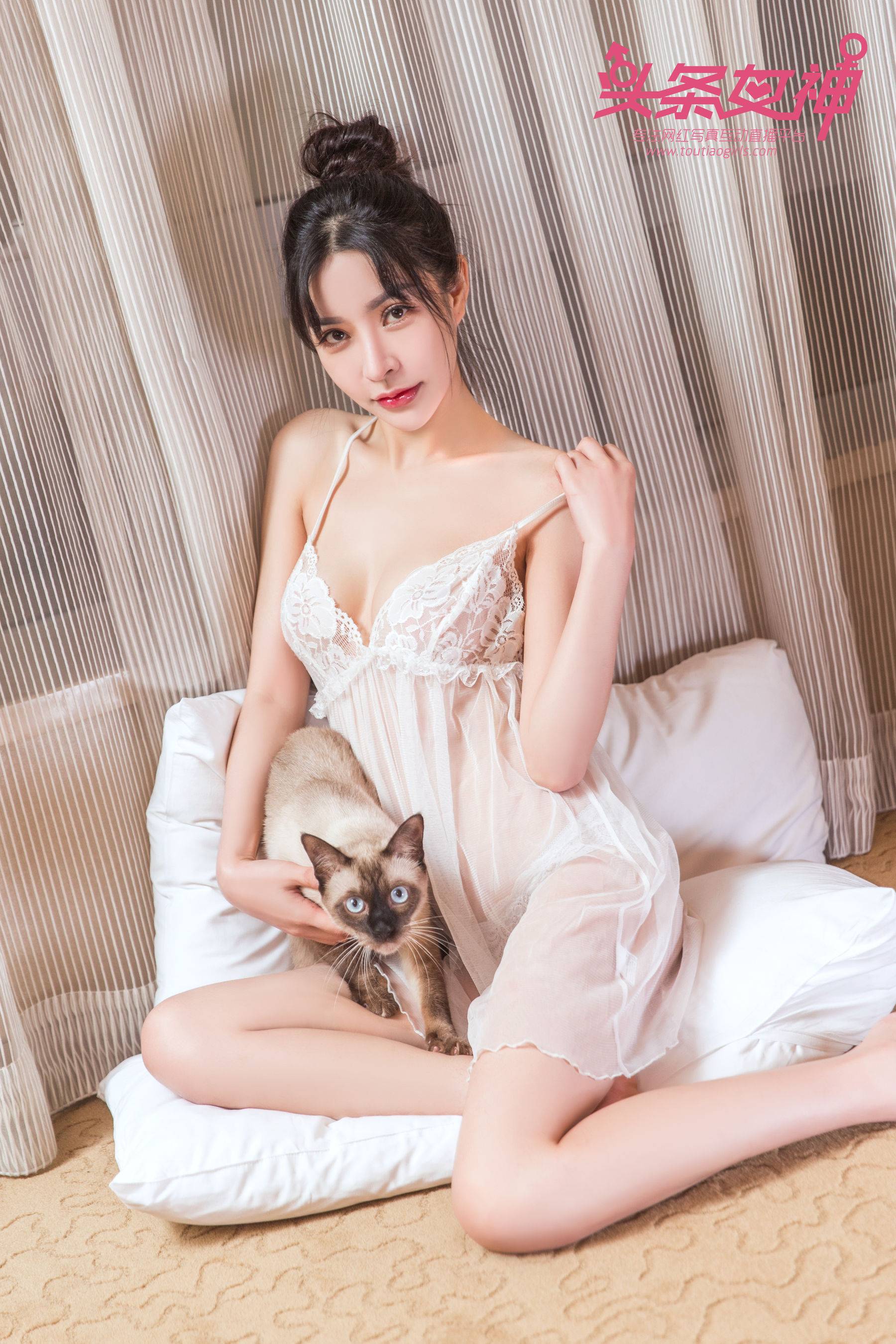 Baby《少女与猫》 [头条女神Toutiaogirls]Xiuren秀人写真高清美女套图写真下载-看套图看套图