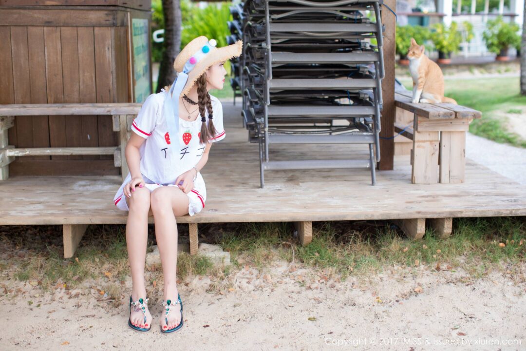 杨晨晨sugar《阳光和沙滩，香车与美人》 [爱蜜社IMiss] Vol.185Xiuren秀人写真高清美女套图写真下载-看套图看套图