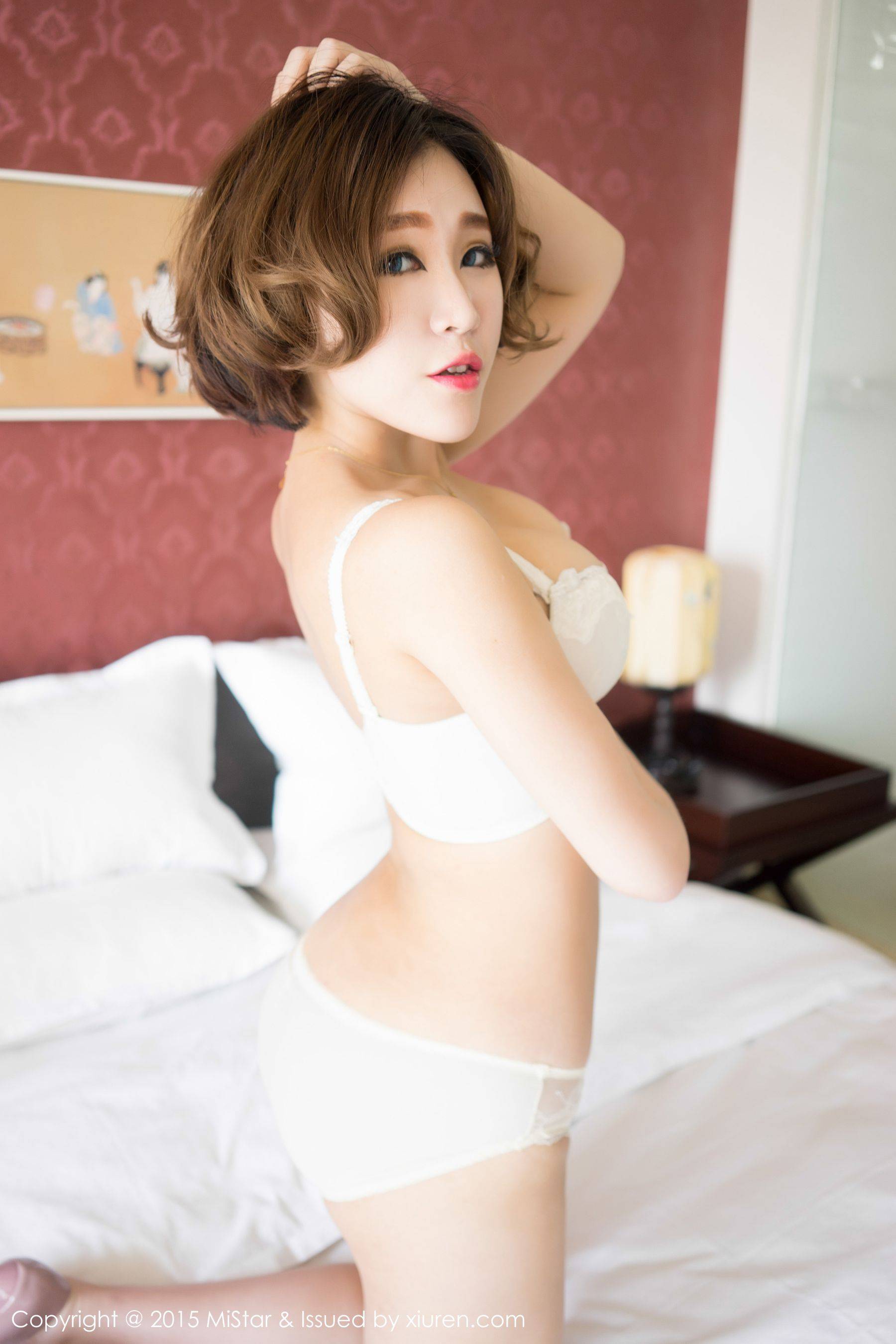 赵欢颜Jessica《热情十足的短发妹子》 [魅妍社MiStar] Vol.022Xiuren秀人写真高清美女套图写真下载-看套图看套图