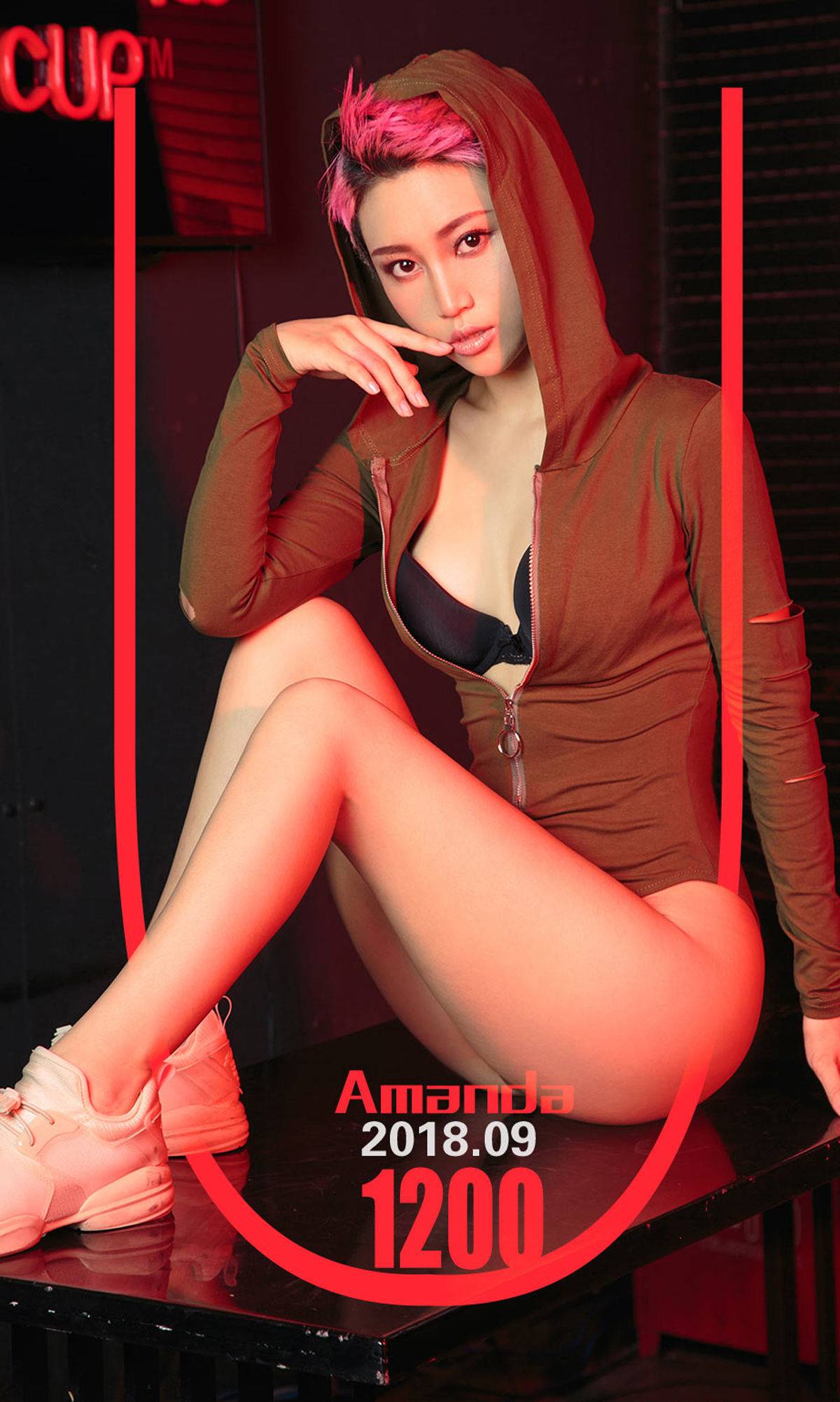 [尤果圈爱尤物] No.1200 Amanda 酷爽辣妹Xiuren秀人写真高清美女套图写真下载-看套图看套图