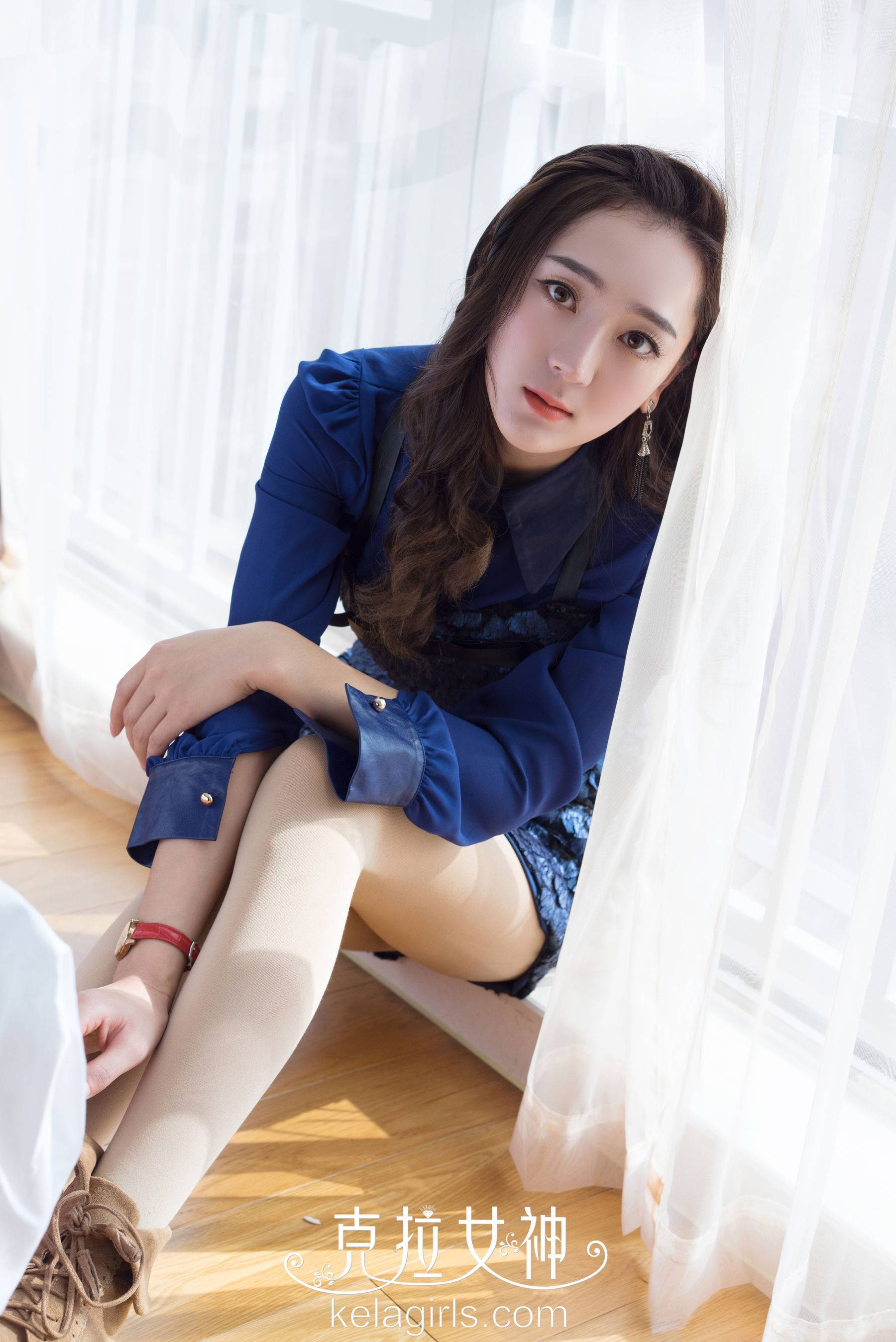 穆雪儿《邂逅蓝人鱼》 [克拉女神]Xiuren秀人写真高清美女套图写真下载-看套图看套图