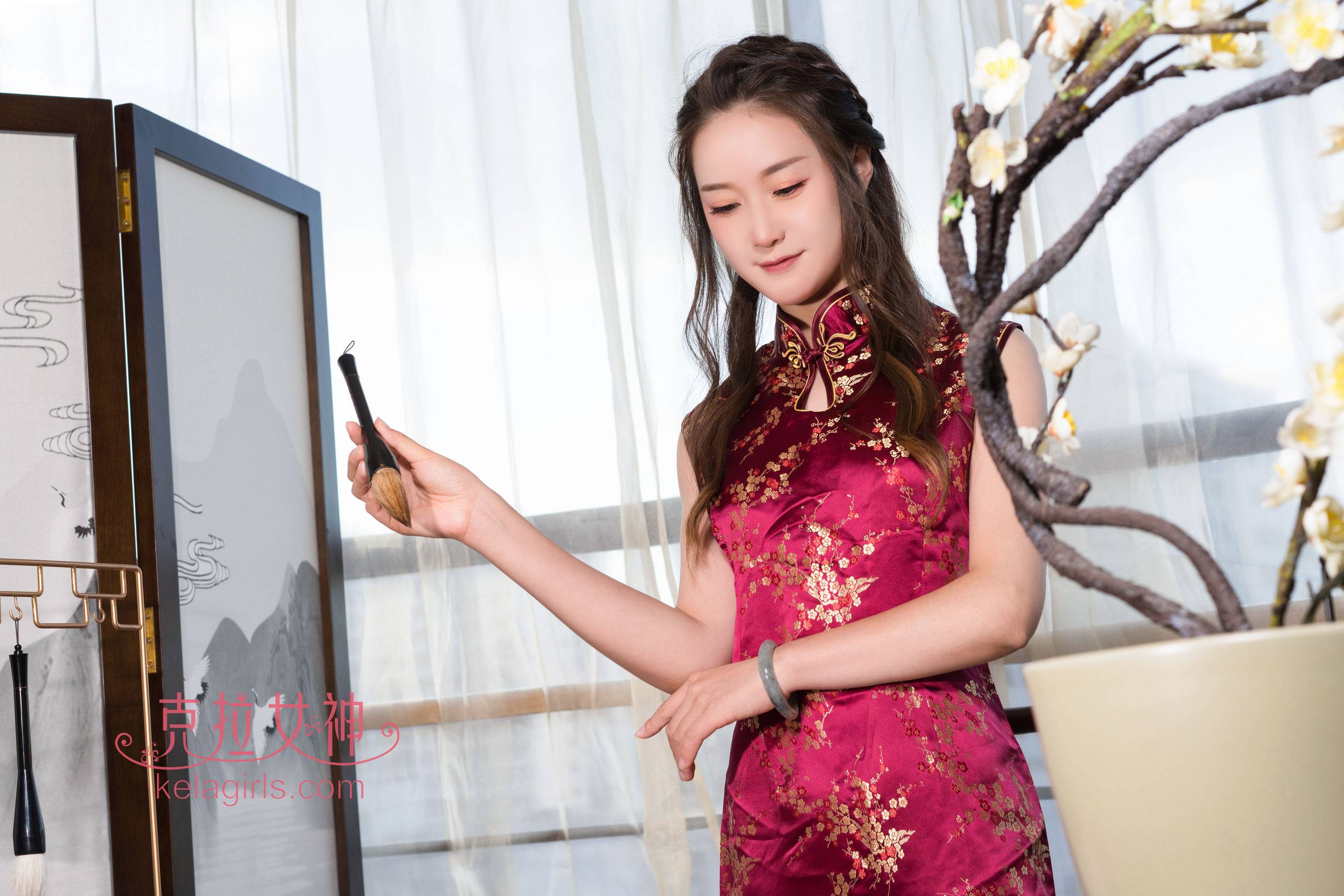 [克拉女神Kelagirls] 杨暖 皎若秋月Xiuren秀人写真高清美女套图写真下载-看套图看套图