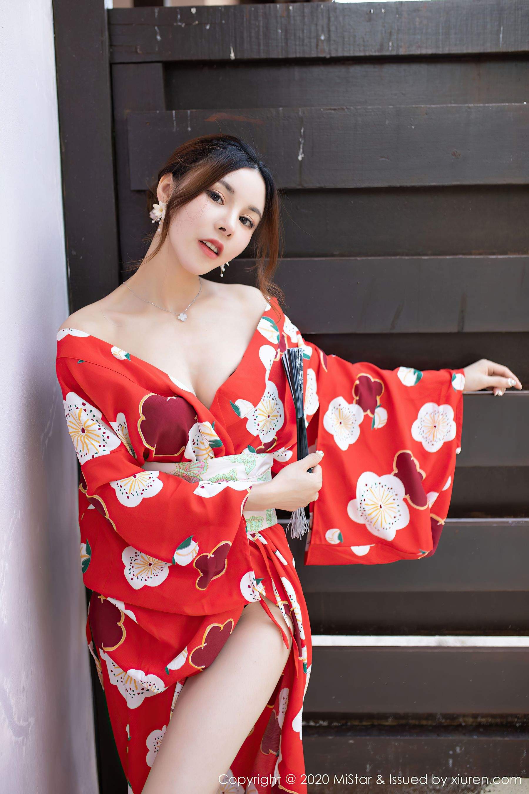 [魅妍社MiStar] VOL.326 沈佳熹 鲜艳和服Xiuren秀人写真高清美女套图写真下载-看套图看套图