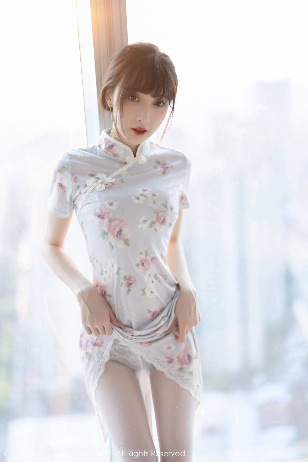 [XiuRen秀人网] No.5757 林星阑 旗袍美腿-看套图