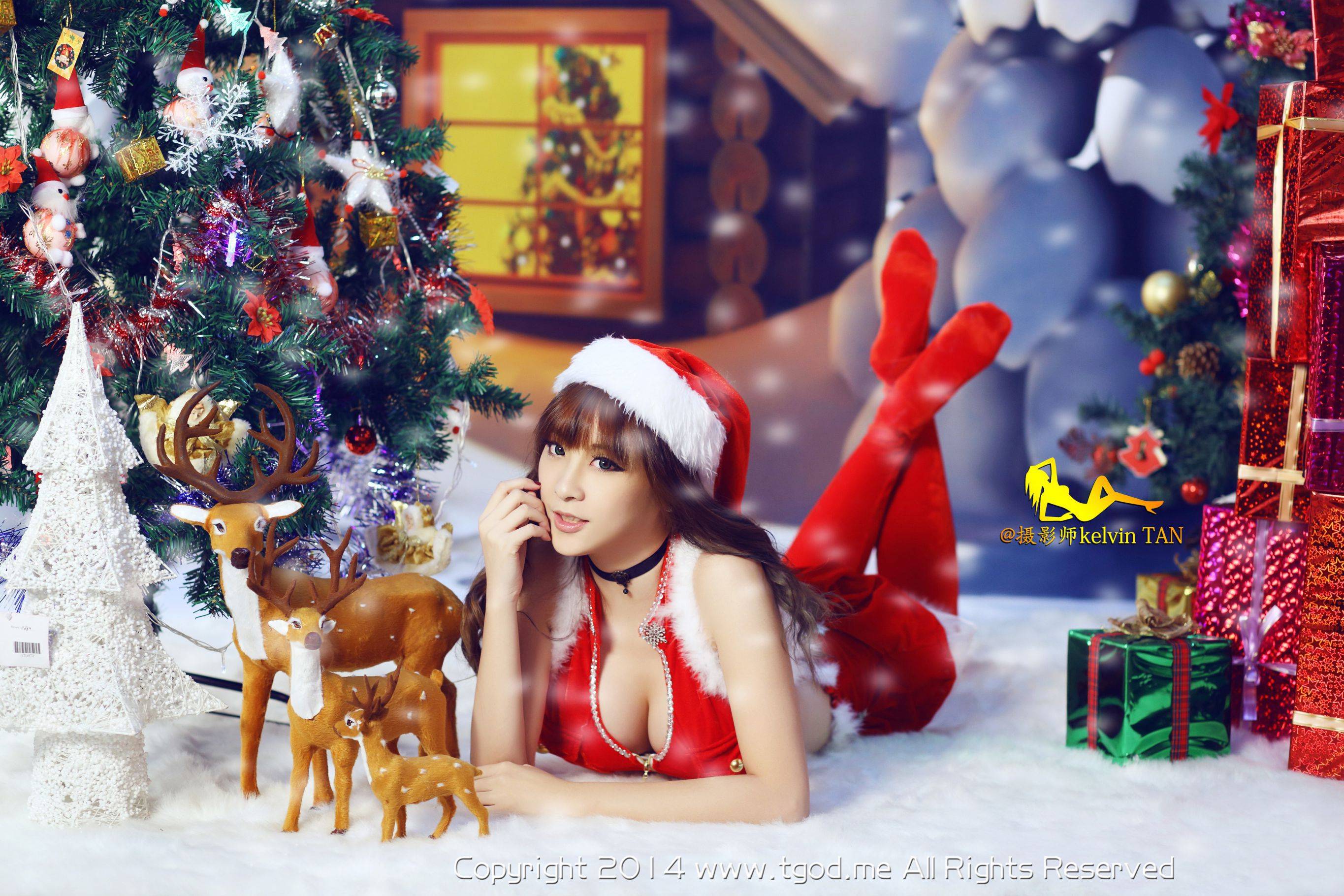 王子妃FayPrince《圣诞节大片》 [TGOD推女神]Xiuren秀人写真高清美女套图写真下载-看套图看套图
