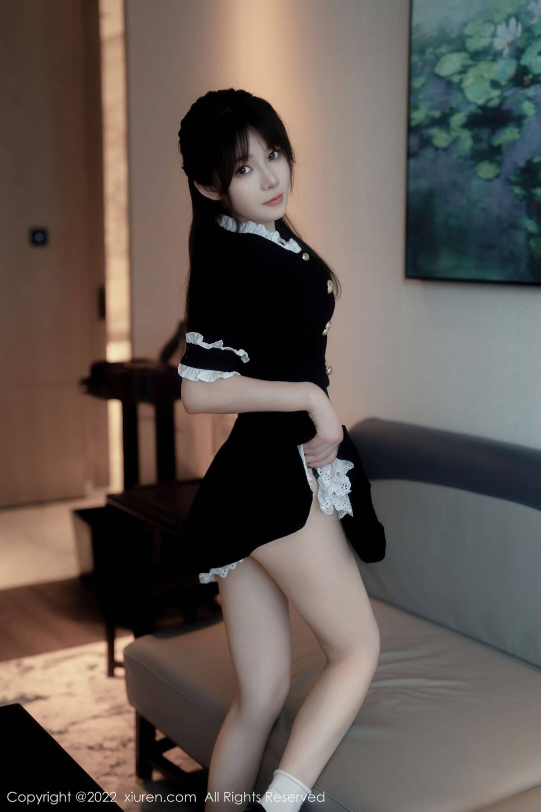 [XiuRen秀人网] No.5626 婠婠么 黑丝美腿-看套图