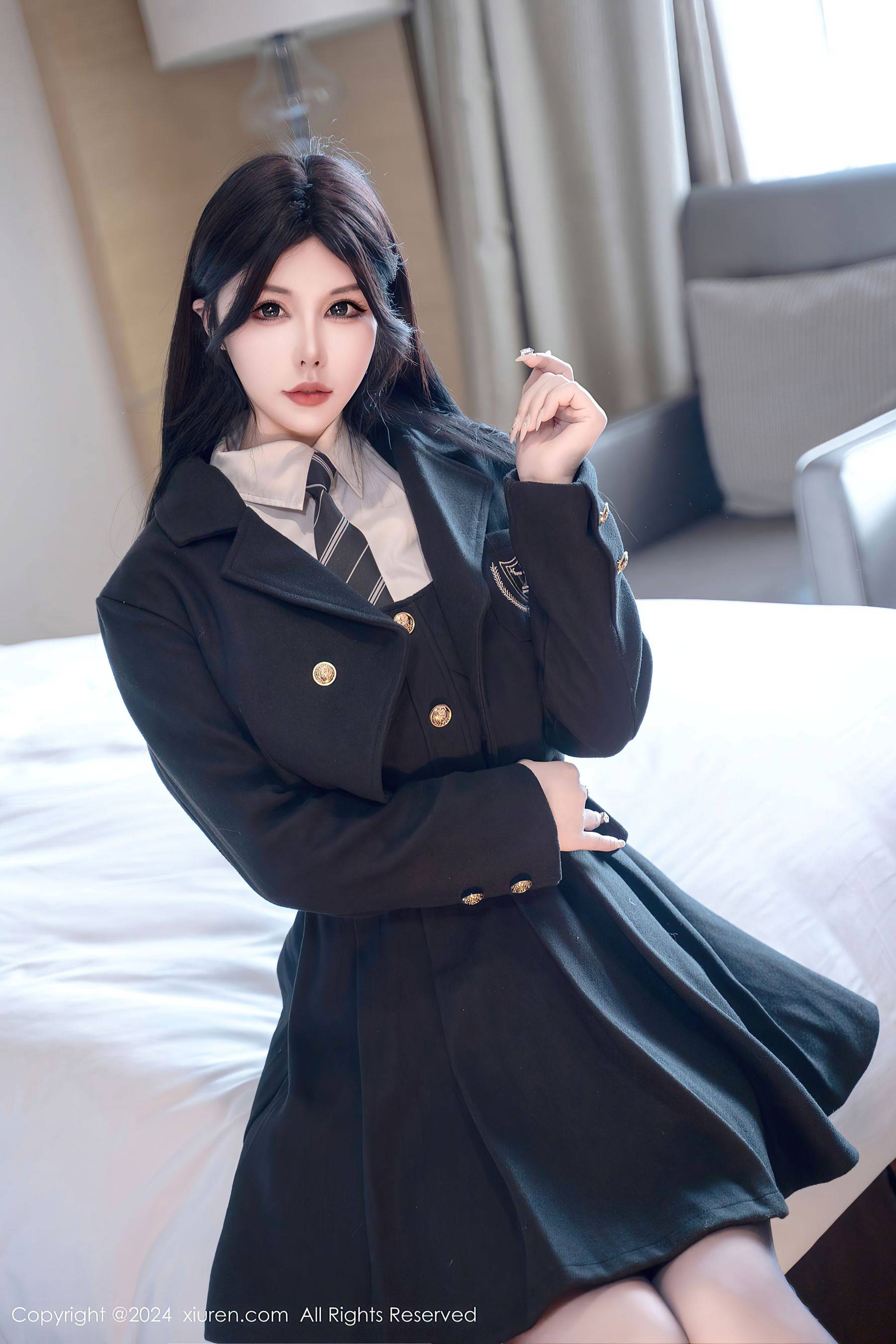 [XiuRen秀人网] No.9106 陈芊儿 黑丝美腿Xiuren秀人写真高清美女套图写真下载-看套图看套图