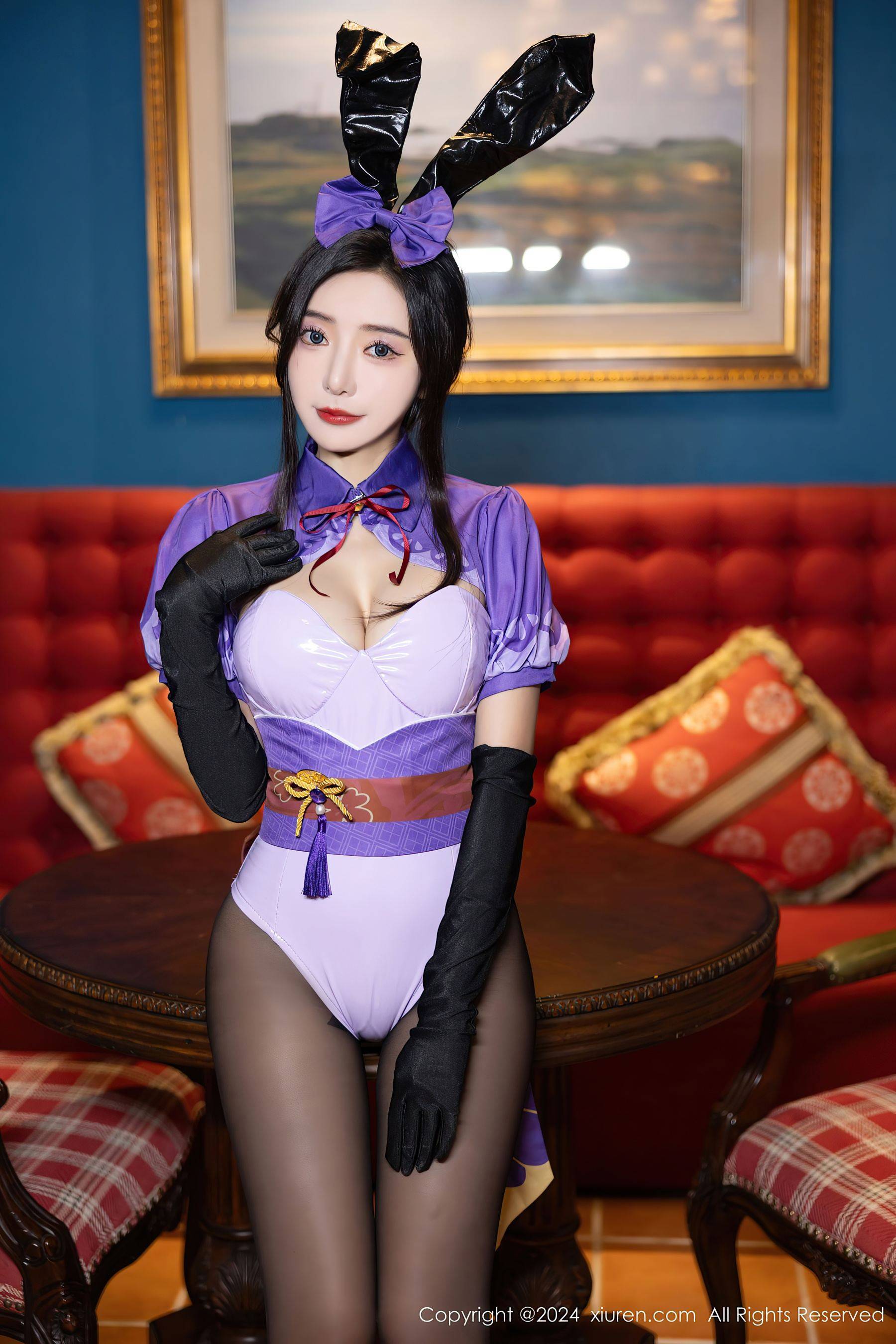 [XiuRen秀人网] No.8562 王馨瑶yanni 黑丝美腿Xiuren秀人写真高清美女套图写真下载-看套图看套图