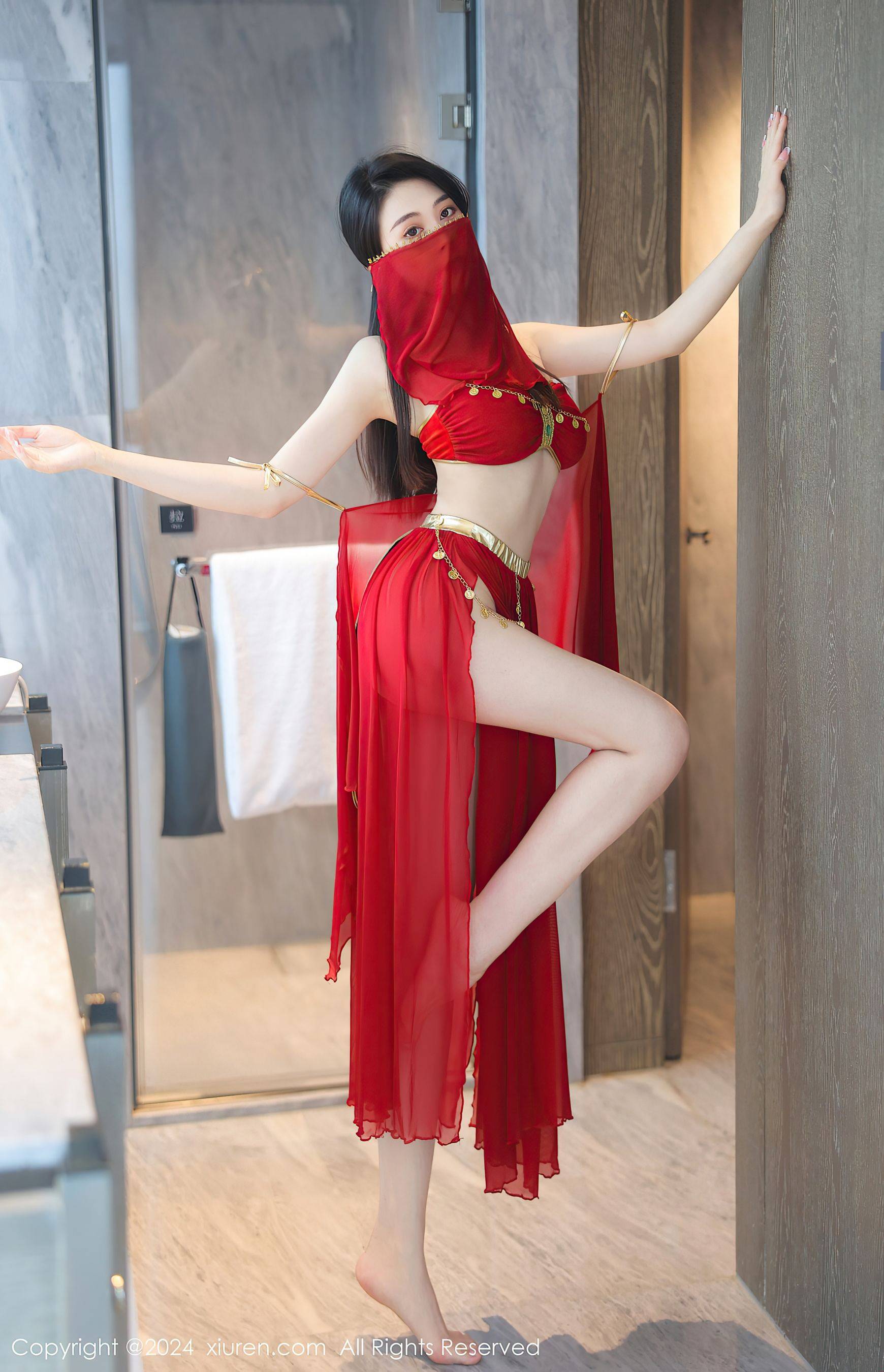 [XiuRen秀人网] No.8420 清妙 长裙美腿Xiuren秀人写真高清美女套图写真下载-看套图看套图