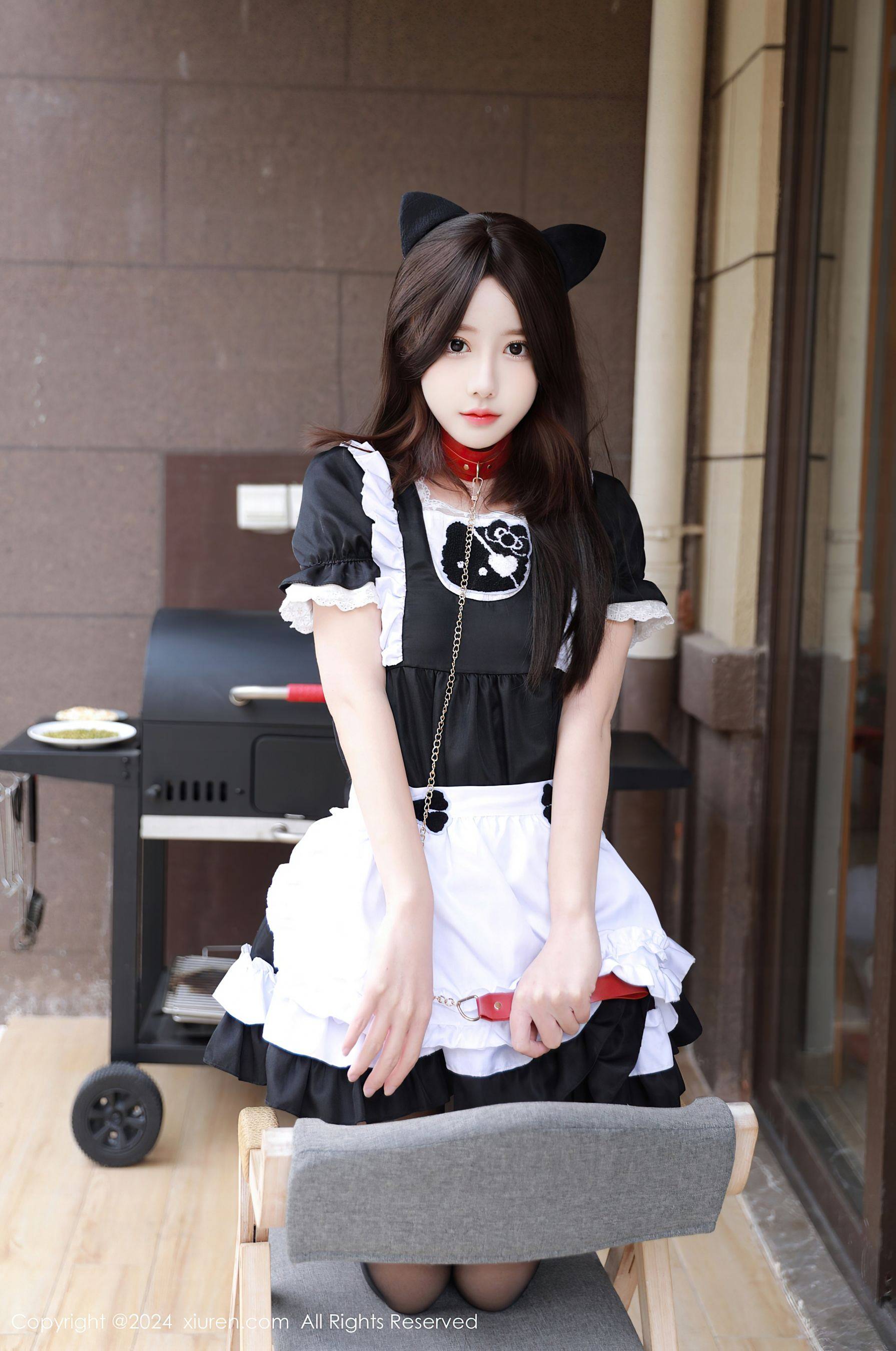 [XiuRen秀人网] No.8351 桃妖夭 黑丝美腿Xiuren秀人写真高清美女套图写真下载-看套图看套图